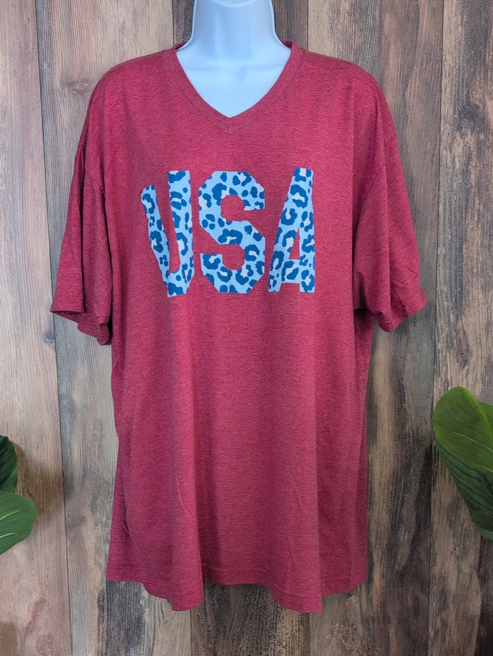 Oliver & Otis V-Neck USA Graphic Tee XXL                    AC144